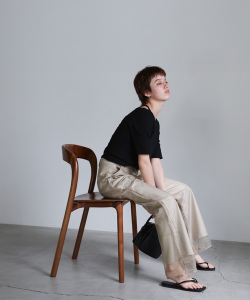 セール】シースルーレイヤードパンツ（その他パンツ）｜select