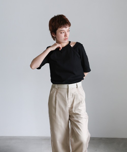 セール】シースルーレイヤードパンツ（その他パンツ）｜select