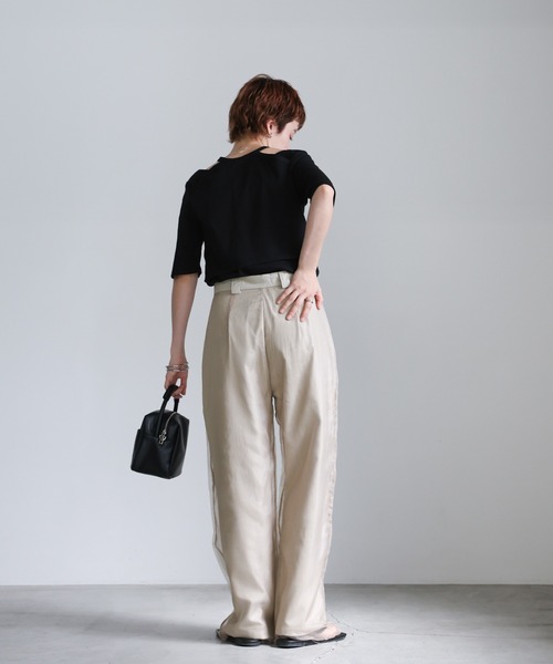 ダーリッチ Darich シャツレイヤードキュロットパンツ