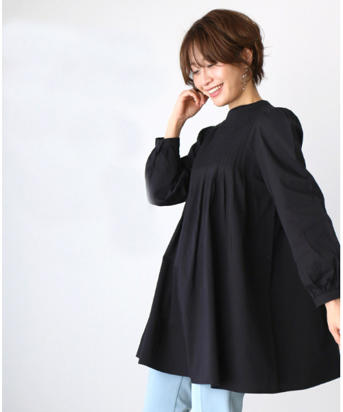 Ehre style(エーレスタイル)の「「甘さを足す」デザイン旬シャツ(Tシャツ/カットソー・レディース・ホワイト/ブラック・FREE)」の19枚目の写真