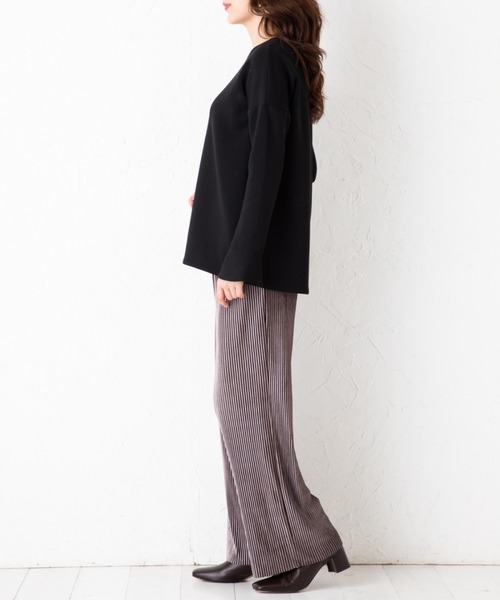 aunt lily(アントリリー)の「ベロアストレートパンツ(その他パンツ・レディース・ベージュ/ブラウン/ピンク・LL/S)」の5枚目の写真