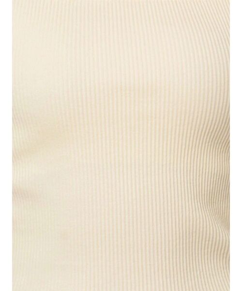 EVRIS（エヴリス）の「チェーンモチーフリブTOPS（Tシャツ/カットソー・レディース・ブラック/アイボリー・FREE）」の20枚目の写真