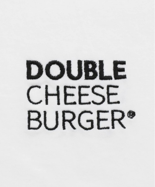 DOUBLE CHEESEBURGER(ダブルチーズバーガー)の「ダブルチーズバーガー Tシャツ -Cheese Oval Logo- / DOUBLE CHEESEBURGER T-Shirt -Cheese Oval Logo-(Tシャツ/カットソー・レディース・ホワイト/ブラック・FREE)」の9枚目の写真