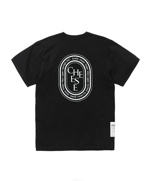 DOUBLE CHEESEBURGER(ダブルチーズバーガー)の「ダブルチーズバーガー Tシャツ -Cheese Oval Logo- / DOUBLE CHEESEBURGER T-Shirt -Cheese Oval Logo-(Tシャツ/カットソー・レディース・ホワイト/ブラック・FREE)」の12枚目の写真