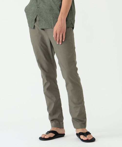 BEAMS（ビームス）の「BEAMS / リネンミックス ストレッチ テーパード パンツ（その他パンツ・メンズ・ネイビー/オリーブ・S/M/L/XL）」の6枚目の写真