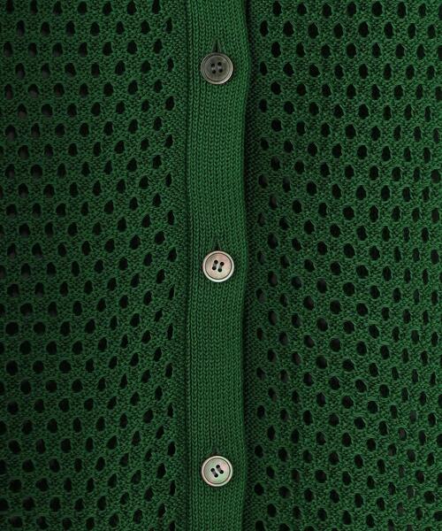 BEAUTY&YOUTH UNITED ARROWS(ビューティーアンドユースユナイテッドアローズ)の「コットン メッシュニット シャツカーディガン 2(カーディガン/ボレロ・レディース・ダークブラウン/オフホワイト/ケリー・FREE)」の20枚目の写真