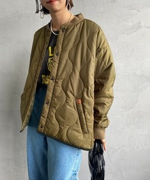 UNIVERSAL OVERALL | 【mina 11月号掲載】[UNIVERSAL OVERALL/ユニバーサルオーバーオール] 別注 Aラインキルティングライナージャケット(ミリタリージャケット)