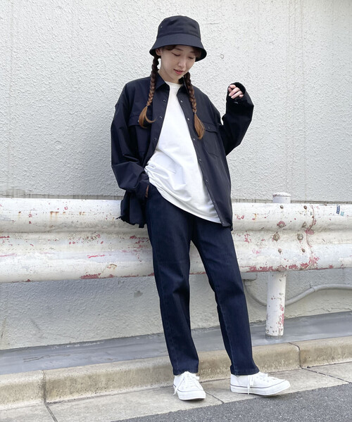 Purple&Yellow（パープルアンドイエロー）の「コットンツイルバケットハット（ハット・メンズ・ブラック・FREE）」の7枚目の写真