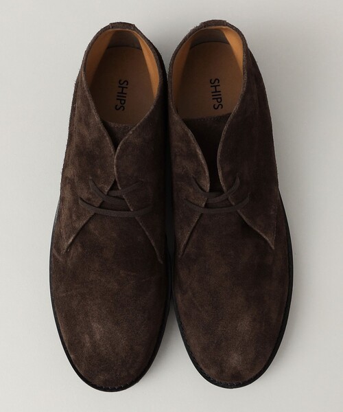 SHIPS（シップス）の「SHIPS: ライトソール チャッカ ブーツ（ブーツ・メンズ・ブラウン/ブラック・8/10/9/7）」の4枚目の写真