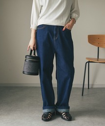 un dix cors（アンディコール）の「楽な履き心地　リラックスワイドデニム（デニムパンツ）」
