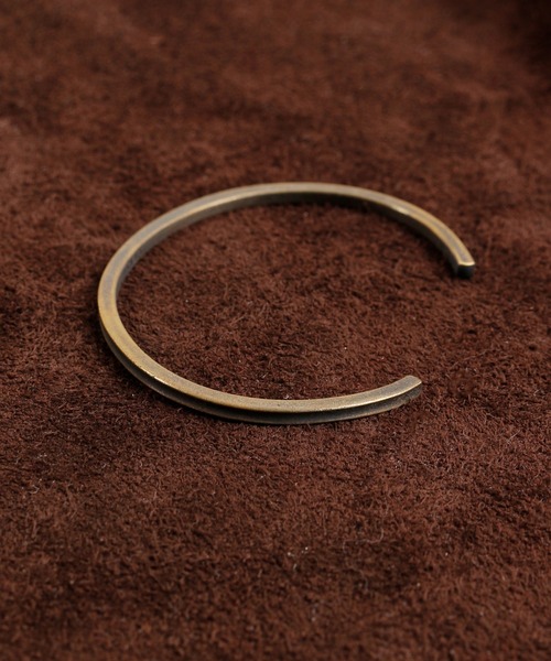 THEFT（セフト）の「THEFT セフト / PLAIN BANGLE プレーンバングル ブレスレット / TBG-22-06（バングル/リストバンド・メンズ・ゴールド・FREE）」の2枚目の写真
