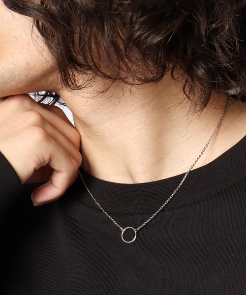 サークルデザインネックレス R46579c1.jpg