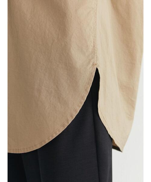 Green　Parks（グリーンパークス）の「高密度 衿付きシャツ（シャツ/ブラウス・レディース・サックスブルー/キャメル/オフホワイト・FREE）」の20枚目の写真