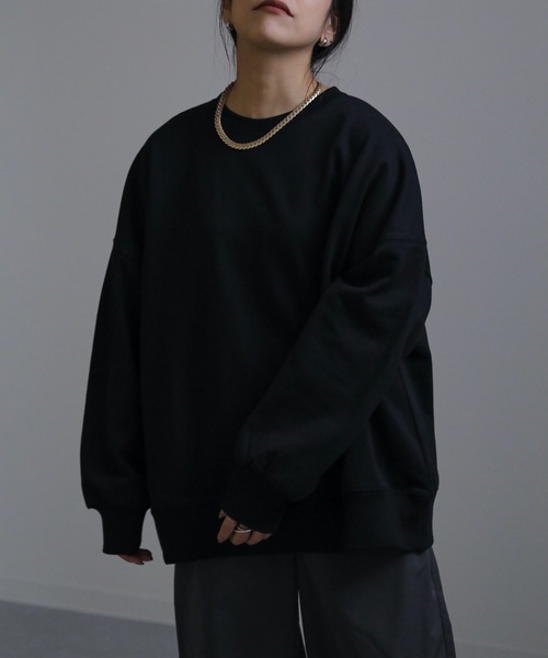 ap retro（アプレトロ）の「2022/新作 カラーオーバーサイズスウェットプルオーバー（スウェット・レディース・ブラック/ピンク/グリーン/ライトグリーン・FREE）」の17枚目の写真