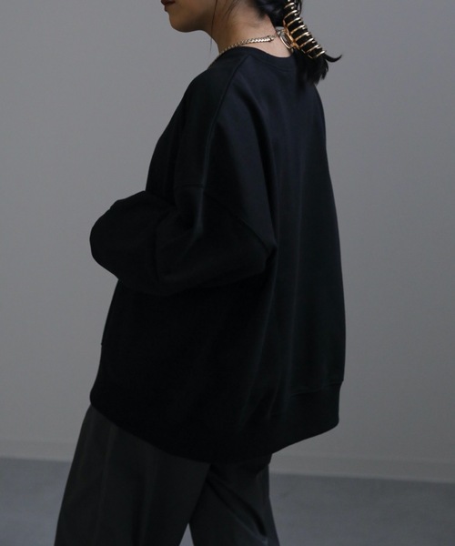 ap retro（アプレトロ）の「2022/新作 カラーオーバーサイズスウェットプルオーバー（スウェット・レディース・ブラック/ピンク/グリーン/ライトグリーン・FREE）」の11枚目の写真