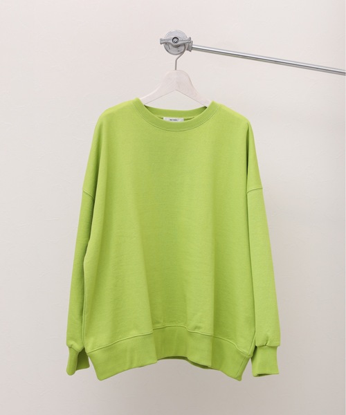 ap retro（アプレトロ）の「2022/新作 カラーオーバーサイズスウェットプルオーバー（スウェット・レディース・ブラック/ピンク/グリーン/ライトグリーン・FREE）」の22枚目の写真