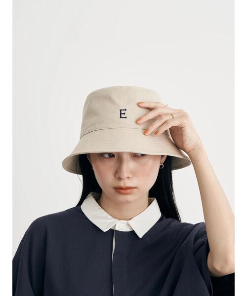 earth music&ecology(アースミュージックアンドエコロジー)の「エンブロイダリーロゴハット(ハット・レディース・ベージュ/ネイビー/グリーン/ボルドー・FREE)」の6枚目の写真