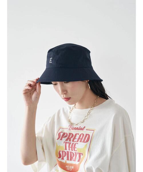 earth music&ecology(アースミュージックアンドエコロジー)の「エンブロイダリーロゴハット(ハット・レディース・ベージュ/ネイビー/グリーン/ボルドー・FREE)」の15枚目の写真