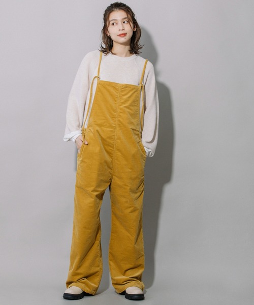 Munich（ミューニック）の「オーガニックソフトコーデュロイサロペット