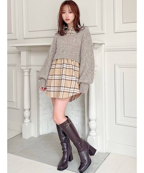 RESEXXY（リゼクシー）の「ジョガーロングブーツ（ブーツ・レディース・ブラック/ブラウン・SMALL/MEDIUM/LARGE）」の9枚目の写真