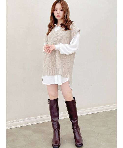 RESEXXY（リゼクシー）の「ジョガーロングブーツ（ブーツ・レディース・ブラック/ブラウン・SMALL/MEDIUM/LARGE）」の16枚目の写真