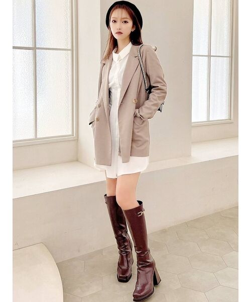 RESEXXY（リゼクシー）の「ジョガーロングブーツ（ブーツ・レディース・ブラック/ブラウン・SMALL/MEDIUM/LARGE）」の20枚目の写真