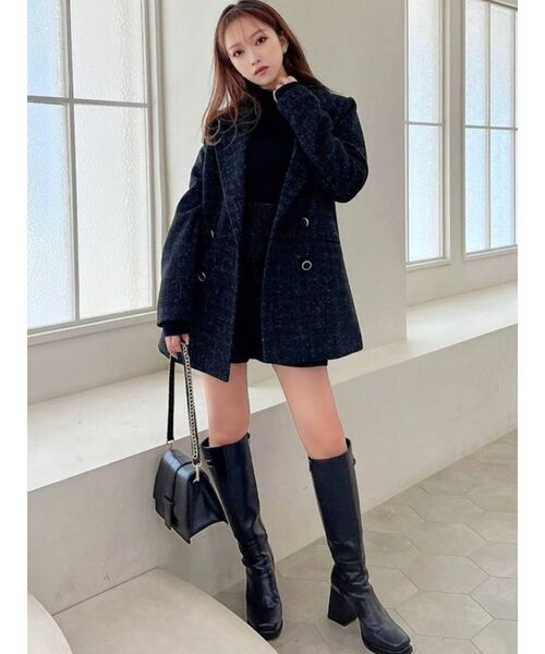 RESEXXY（リゼクシー）の「ジョガーロングブーツ（ブーツ・レディース・ブラック/ブラウン・SMALL/MEDIUM/LARGE）」の22枚目の写真