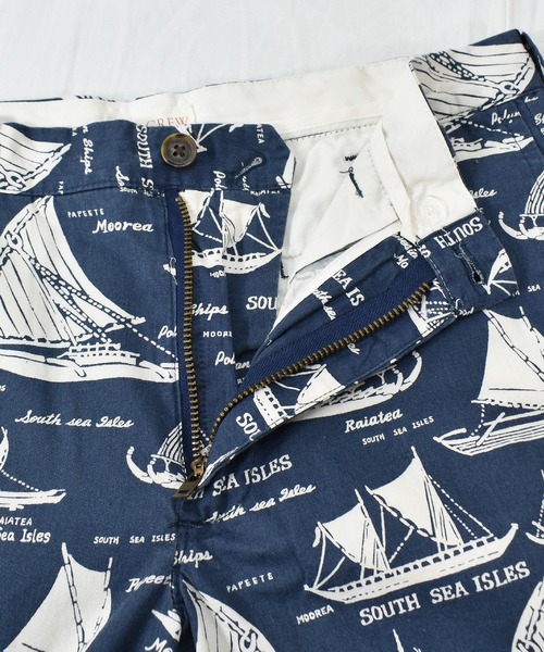 J.CREW（ジェイクルー）の「【ヴィンテージ古着】J.CREW. / J.クルー ヨット柄 コットン ショートパンツ（その他パンツ・メンズ・ネイビー・32）」の4枚目の写真
