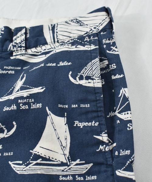 J.CREW（ジェイクルー）の「【ヴィンテージ古着】J.CREW. / J.クルー ヨット柄 コットン ショートパンツ（その他パンツ・メンズ・ネイビー・32）」の5枚目の写真