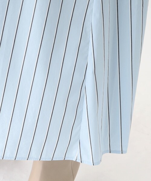 OPAQUE.CLIP(オペークドットクリップ)の「◆ストレッチタイプライター シャツワンピース(ワンピース・レディース・パープル系2/ブルー系7/ダークグリーン系2・36/40/38)」の18枚目の写真