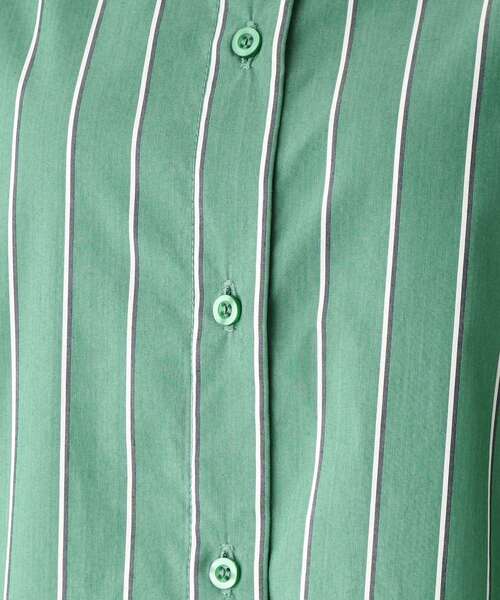 OPAQUE.CLIP(オペークドットクリップ)の「◆ストレッチタイプライター シャツワンピース(ワンピース・レディース・パープル系2/ブルー系7/ダークグリーン系2・36/40/38)」の19枚目の写真