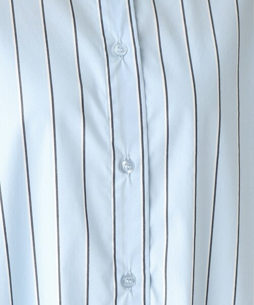 OPAQUE.CLIP(オペークドットクリップ)の「◆ストレッチタイプライター シャツワンピース(ワンピース・レディース・パープル系2/ブルー系7/ダークグリーン系2・36/40/38)」の21枚目の写真