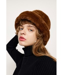 SLY | F/FUR HAT フェイクファー ハット(ハット)