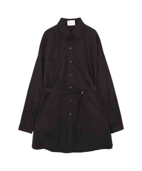 ACYM（アシーム）の「Multi way over シャツ（シャツ/ブラウス・レディース・ホワイト/ブラック・FREE）」の4枚目の写真