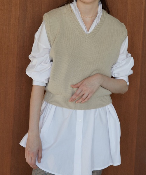 ACYM（アシーム）の「Multi way over シャツ（シャツ/ブラウス・レディース・ホワイト/ブラック・FREE）」の14枚目の写真