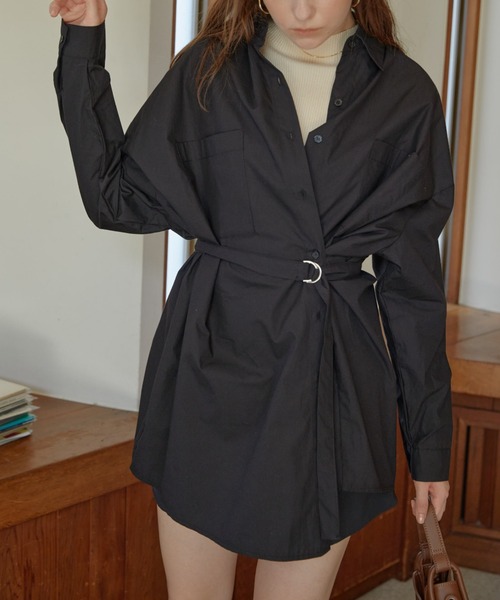 ACYM（アシーム）の「Multi way over シャツ（シャツ/ブラウス・レディース・ホワイト/ブラック・FREE）」の17枚目の写真