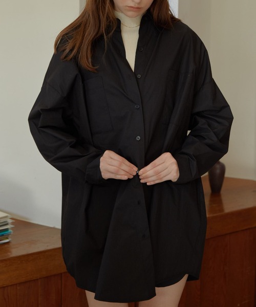 ACYM（アシーム）の「Multi way over シャツ（シャツ/ブラウス・レディース・ホワイト/ブラック・FREE）」の18枚目の写真