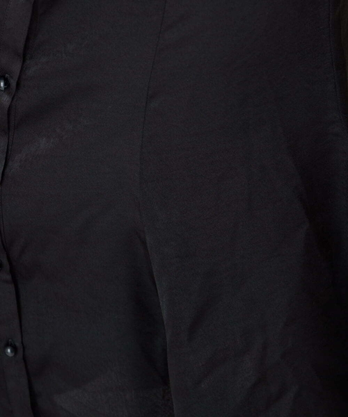 A de a.v.v（アードアー・ヴェ・ヴェ）の「バイカラーパイピングサテンワンピース（ワンピース・レディース・ブラック/ベージュ・MEDIUM/SMALL）」の20枚目の写真