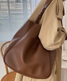 Dalfwin | 2022 AW 秋冬  レディース バッグ　ビーガンレザートートバッグ レディース A4サイズ ブラック(ショルダーバッグ)