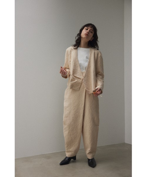 BLACK BY MOUSSY(ブラックバイマウジー)の「cashe-couer jacket(カシュクールジャケット)(その他アウター・レディース・オフホワイト/ブラック・2/1)」の15枚目の写真
