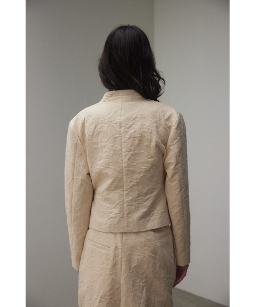 BLACK BY MOUSSY(ブラックバイマウジー)の「cashe-couer jacket(カシュクールジャケット)(その他アウター・レディース・オフホワイト/ブラック・2/1)」の18枚目の写真