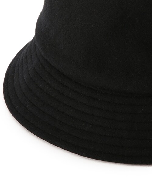 DRESSTERIOR（ドレステリア）の「◆KIJIMA TAKAYUKI（キジマタカユキ）ウールメルトン バケットハット（ハット・メンズ・ブラック系/グレー系その他2・02）」の4枚目の写真