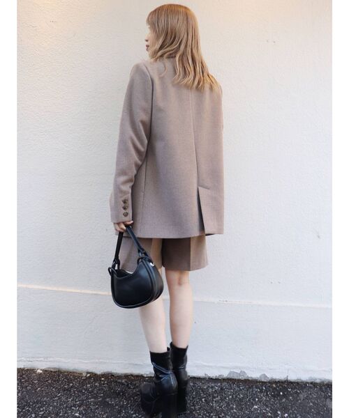 MURUA（ムルーア）の「センタープレスハーフパンツ（スラックス・レディース・モカ/その他1・1/2）」の22枚目の写真