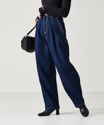 acro | ハイウエストタックワイドバルーンデニムパンツ/AC2706(デニムパンツ)