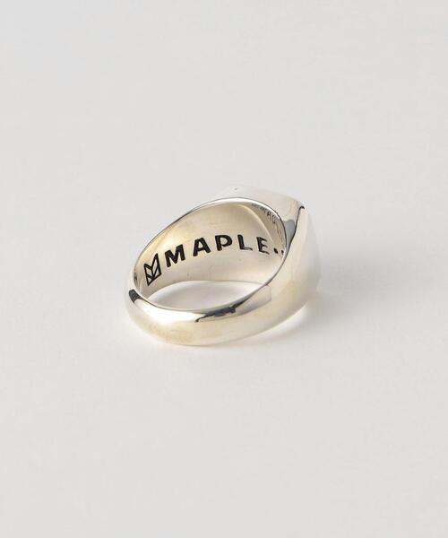 Maple（メープル）の「＜MAPLE＞ FLORAL SIGNET RING/リング（リング・メンズ・シルバー・S(JP14.5)/M(JP18)）」の2枚目の写真