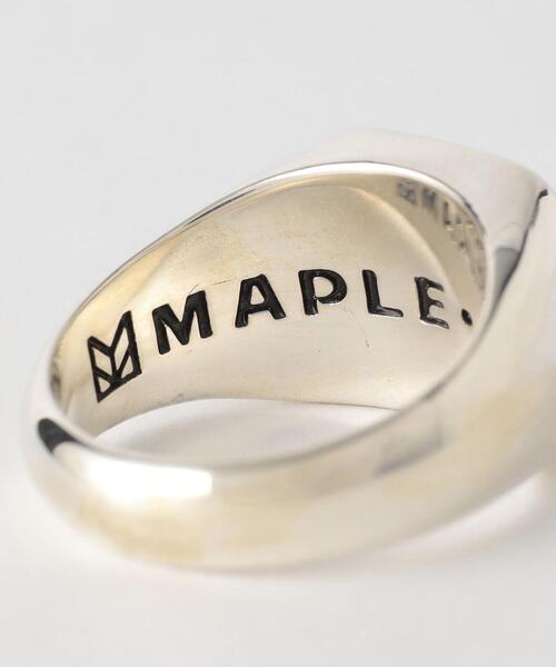 Maple（メープル）の「＜MAPLE＞ FLORAL SIGNET RING/リング（リング・メンズ・シルバー・S(JP14.5)/M(JP18)）」の4枚目の写真