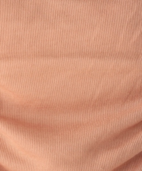 Heather（ヘザー）の「スクエアシアーインナー　172649（Tシャツ/カットソー・レディース・ピンク/チャコールグレー/ブラウン・FREE）」の4枚目の写真