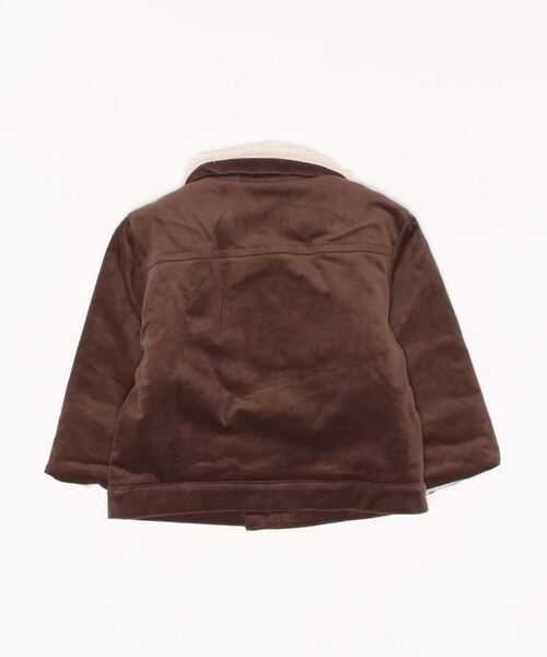 BeBe（ベベ）の「BeBe/コールテンストレッチ裏ボアジャケットベビー(80~90cm)（その他アウター・キッズ・オフホワイト/ブラウン・90/80）」の18枚目の写真