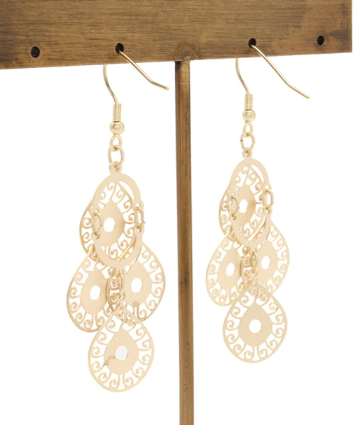 チャイハネ（チャイハネ）の「【チャイハネ】シズクピアス（ピアス（両耳用）・レディース・ゴールド/シルバー・FREE）」の4枚目の写真