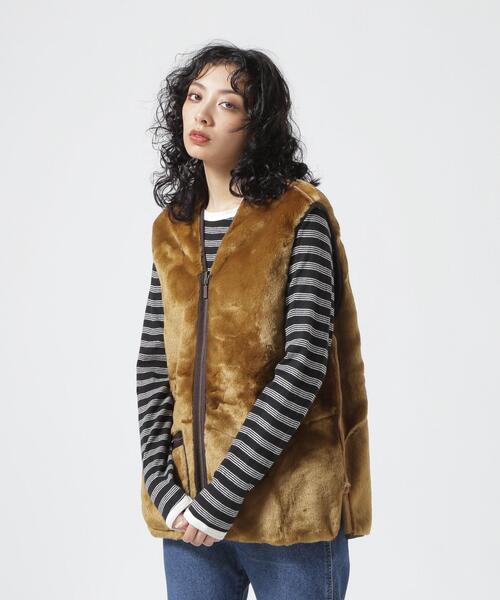 Barbour(バブアー)の「BARBOUR (バブアー) WARM PILE WAISTCOAT ZIPIN LINER(MLI0004)(その他アウター・レディース・ブラウン・40/42/36/38)」の19枚目の写真